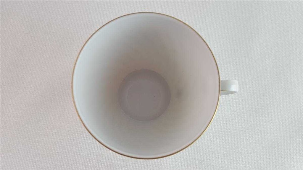 [45813868] Kaffeetasse Tasse Goldrand Bareuther Waldsassen Reliefdekor blau gebraucht - akzeptabel Bild 3