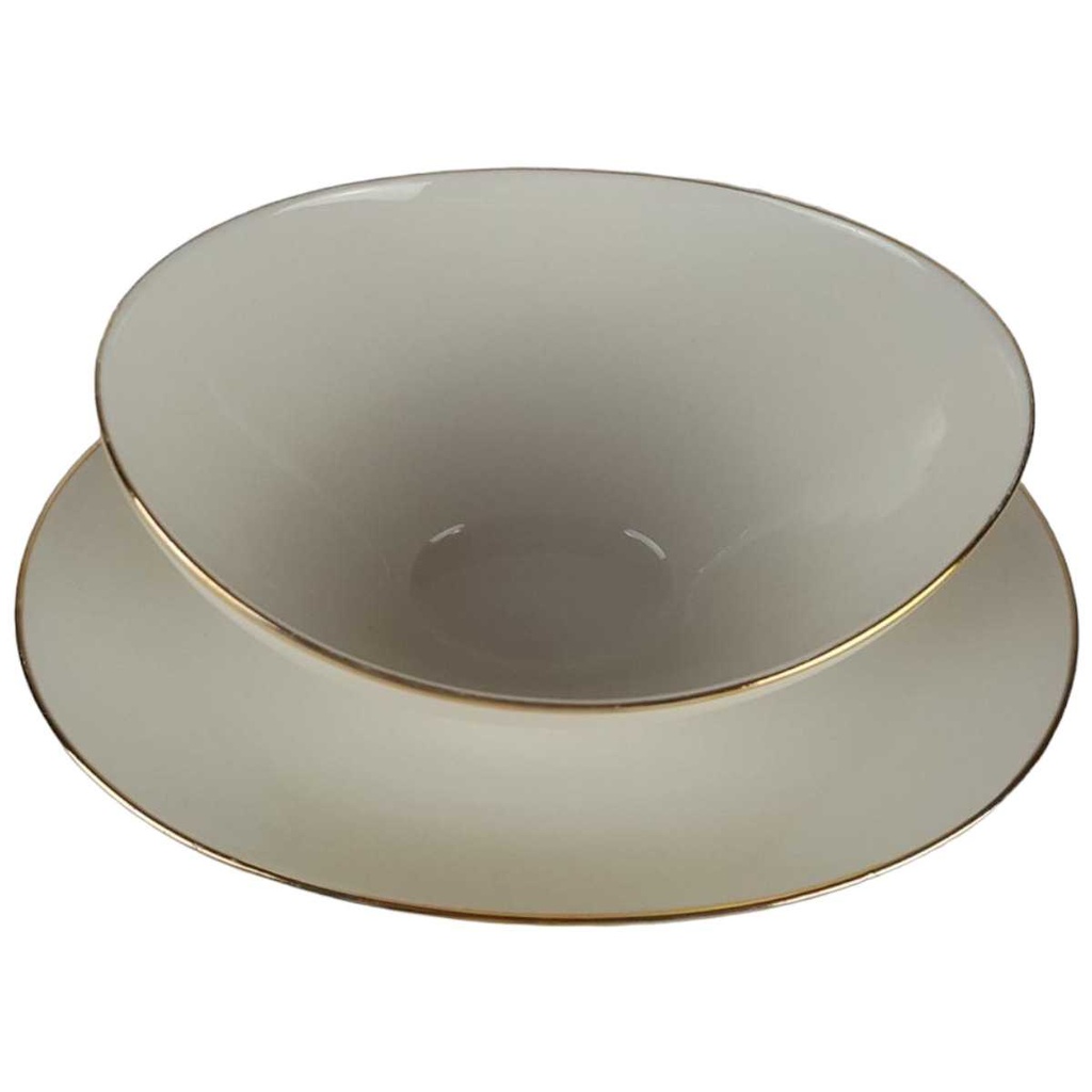 [458138734] Sauciere Goldrand Bareuther Elfenbein Beige Bavaria gebraucht - gut Bild 2