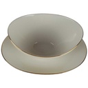 [458138734] Sauciere Goldrand Bareuther Elfenbein Beige Bavaria gebraucht - gut Bild 2