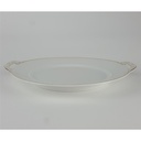 [458138744] Tortenplatte Goldrand Bavaria 26 cm Jaeger & Co Weiß gebraucht - gut Bild 3