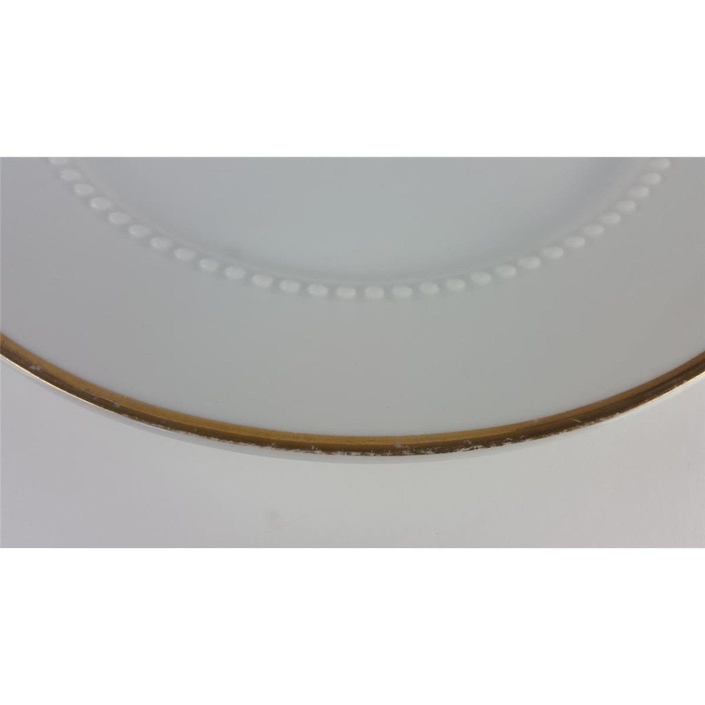 [458138744] Tortenplatte Goldrand Bavaria 26 cm Jaeger & Co Weiß gebraucht - gut Bild 4