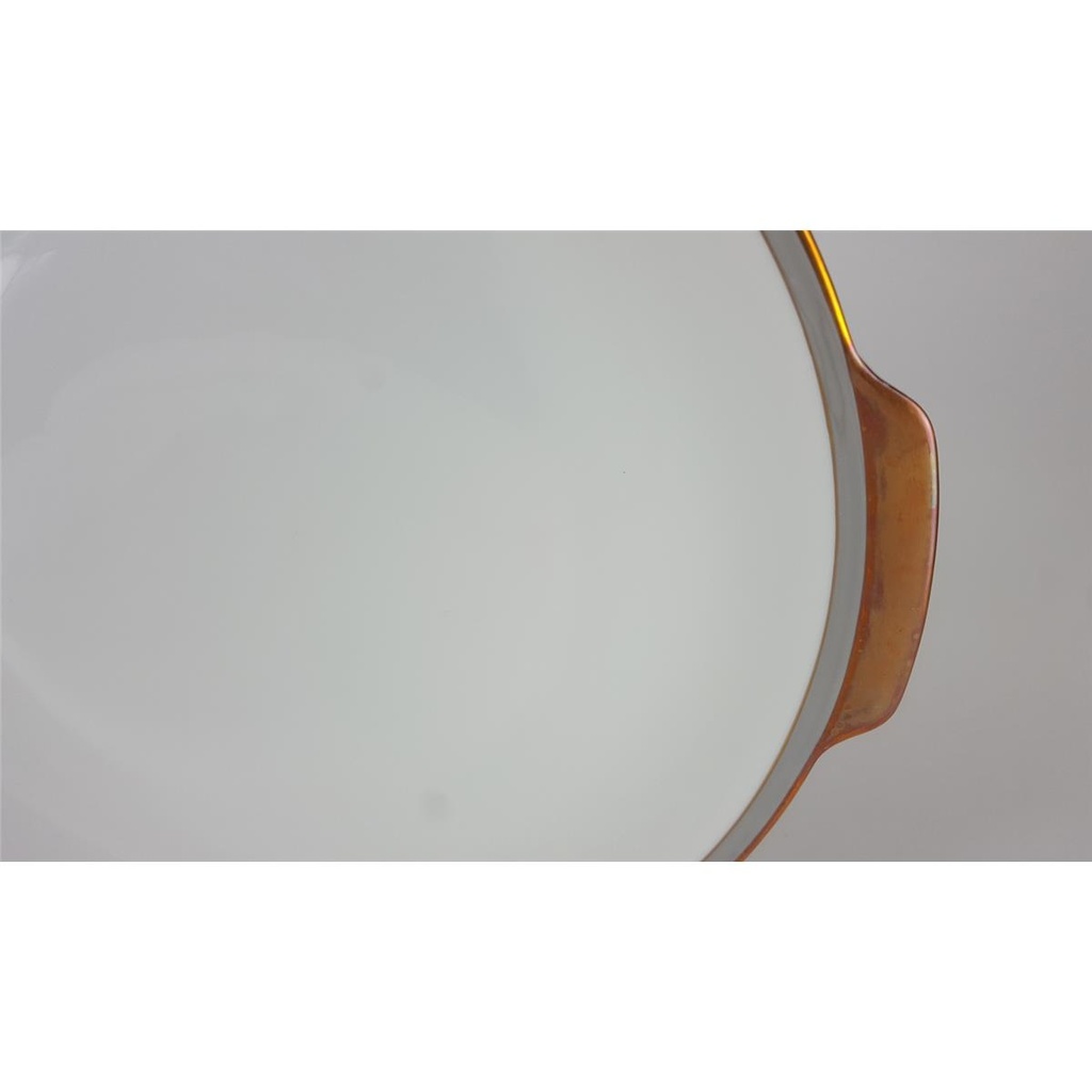 [458138747] Tortenplatte Goldrand Bavaria 27,7 cm Edelstein Weiß gebraucht - gut Bild 2