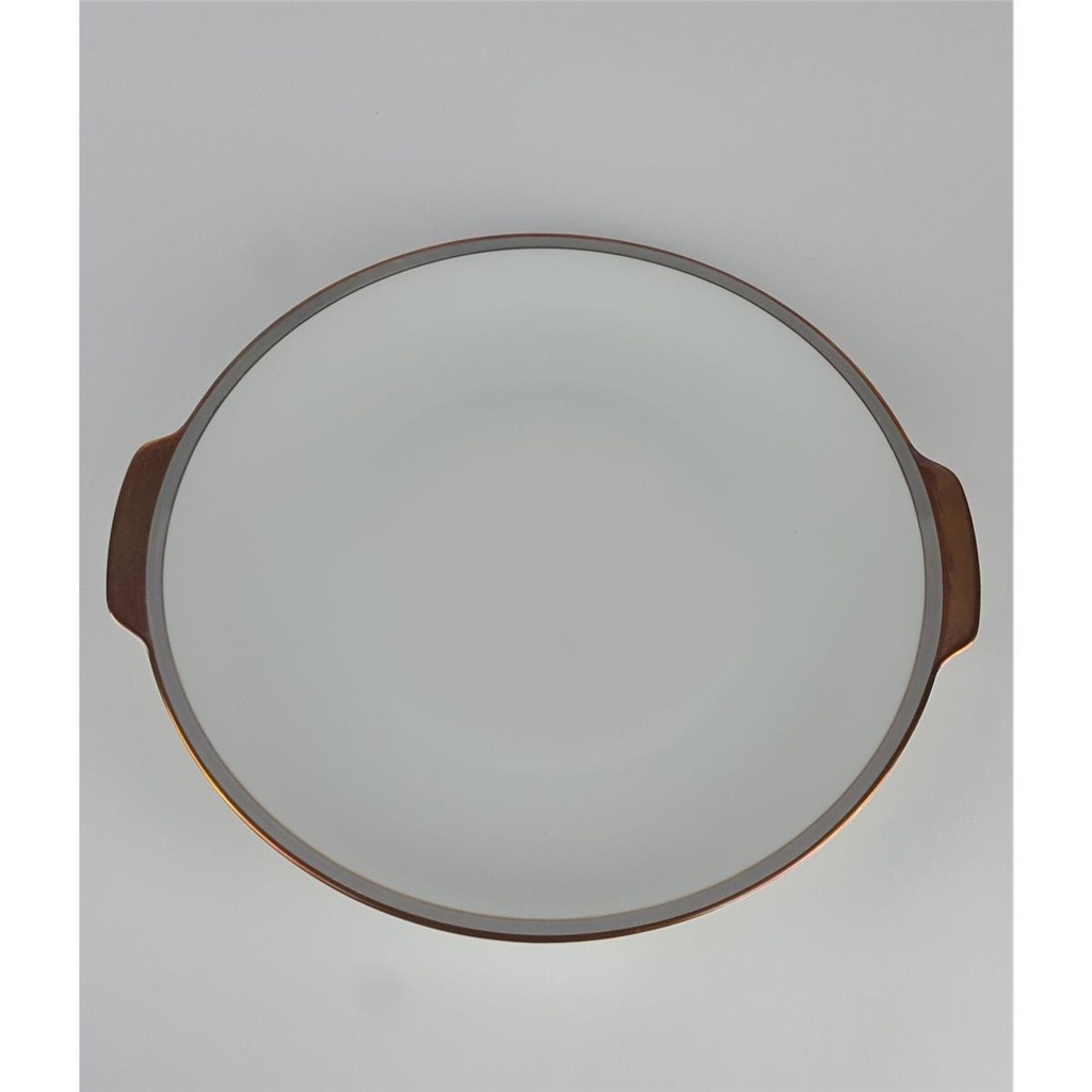 [458138747] Tortenplatte Goldrand Bavaria 27,7 cm Edelstein Weiß gebraucht - gut Bild 3
