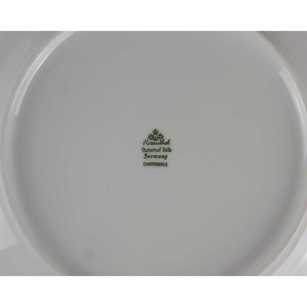 [458138750] Kuchenteller 19,5 cm Rosenthal Chippendale Weiß Uni Bild 3