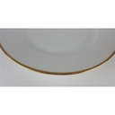 [458138751] Tortenplatte mit Griffen weiß Goldrand D 26 cm Bild 4