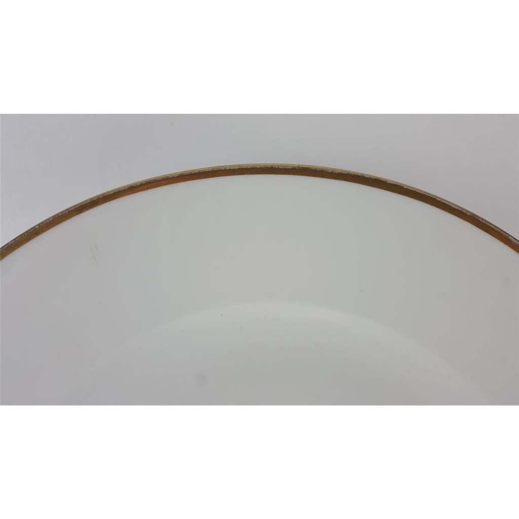 [458138751] Tortenplatte mit Griffen weiß Goldrand D 26 cm Bild 5