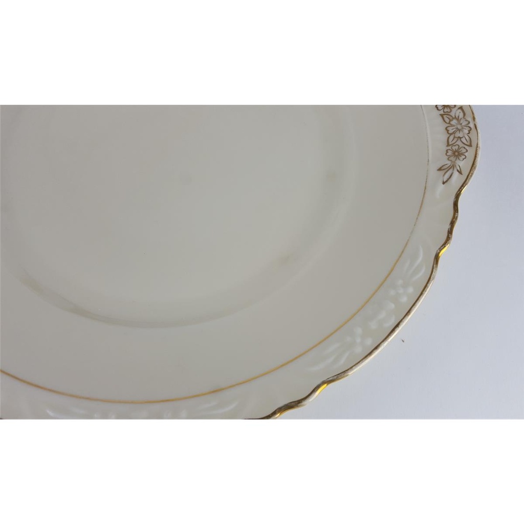 [458138754] Tortenplatte Goldrand Bavaria 27,2 cm Winterling Elfenbein gebraucht - gut Bild 5