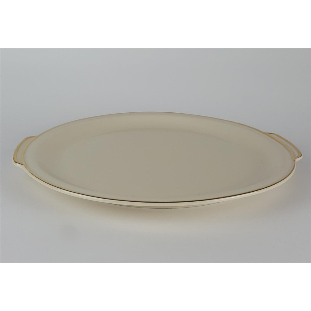 [458138756] Tortenplatte Kuchenplatte Goldrand Bavaria Selb 30 cm Hutschenreuther gebraucht - gut Bild 2