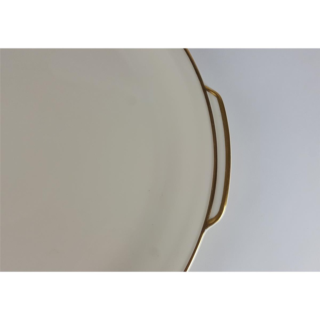 [458138756] Tortenplatte Kuchenplatte Goldrand Bavaria Selb 30 cm Hutschenreuther gebraucht - gut Bild 4