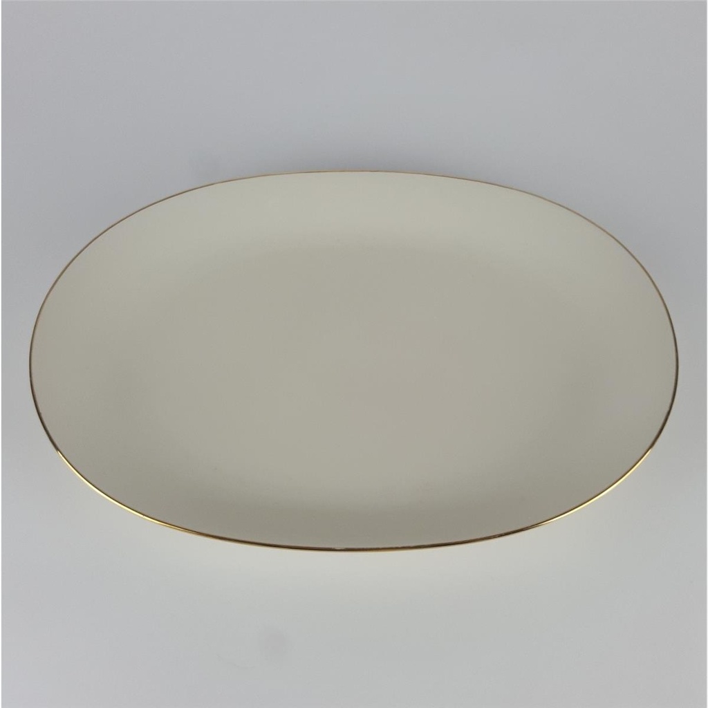 [2119033] Fleischplatte Steakplatte Goldrand Bavaria 30 cm Bareuther gebraucht - gut Bild 3