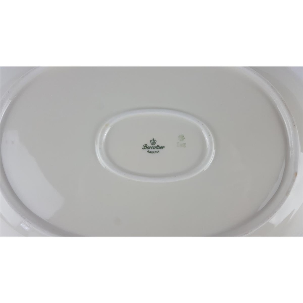 [2119033] Fleischplatte Steakplatte Goldrand Bavaria 30 cm Bareuther gebraucht - gut Bild 6