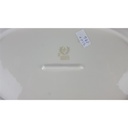 [2119034] Steakplatte Goldrand Bavaria 31x19 cm Porzellan Elfenbein gebraucht - gut Bild 6