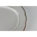 [458138765] Steakplatte Goldrand Selb 28x19 cm Hutschenreuther gebraucht - akzeptabel Bild 5