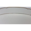 [458138765] Steakplatte Goldrand Selb 28x19 cm Hutschenreuther gebraucht - akzeptabel Bild 6