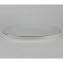[458138766] Porzellan Goldrand Beilagenplatte Fleischplatte 33,2x22,7 cm Bild 2