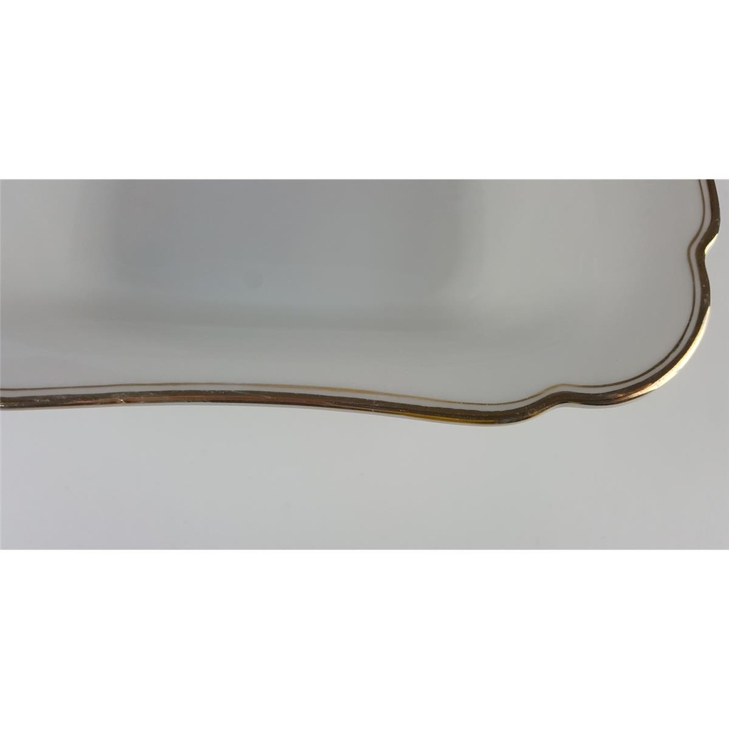 [458138772] Schüssel Goldrand Selb 6 cm Hutschenreuther Weiß gebraucht - gut Bild 5