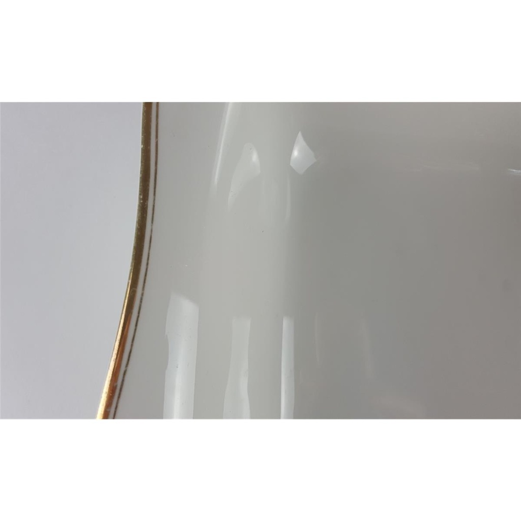 [458138772] Schüssel Goldrand Selb 6 cm Hutschenreuther Weiß gebraucht - gut Bild 6