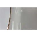 [458138772] Schüssel Goldrand Selb 6 cm Hutschenreuther Weiß gebraucht - gut Bild 6