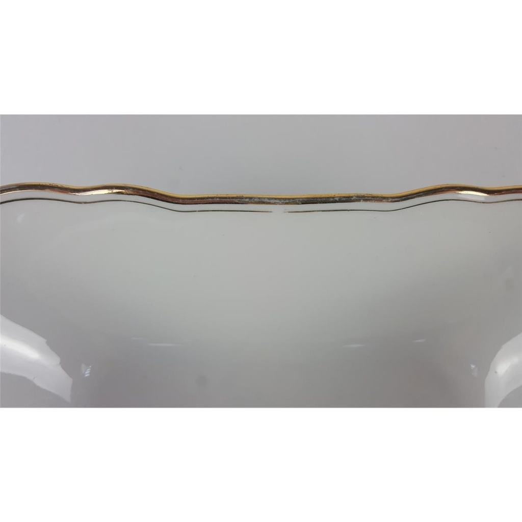 [2119035] Schüssel Goldrand Bavaria 6,5 cm Bareuther Weiß gebraucht - gut Bild 3