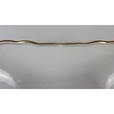 [2119035] Schüssel Goldrand Bavaria 6,5 cm Bareuther Weiß gebraucht - gut Bild 3