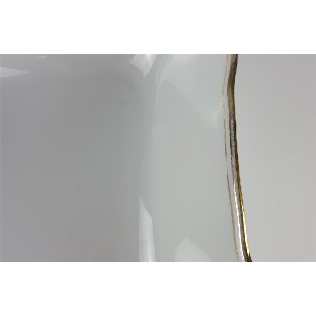[2119035] Schüssel Goldrand Bavaria 6,5 cm Bareuther Weiß gebraucht - gut Bild 4