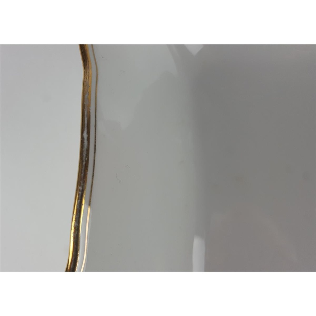 [2119035] Schüssel Goldrand Bavaria 6,5 cm Bareuther Weiß gebraucht - gut Bild 6