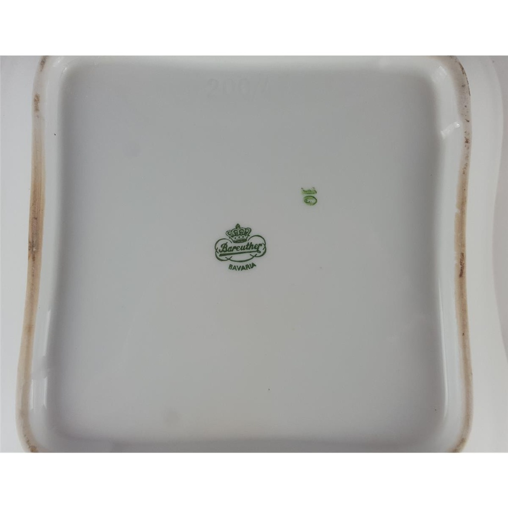 [2119035] Schüssel Goldrand Bavaria 6,5 cm Bareuther Weiß gebraucht - gut Bild 7