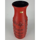 [458138778] Blumenvase Bodenvase 50,5 cm Carstens Tönnieshof Rot W.Germany Germany gebraucht - sehr gut Bild 2