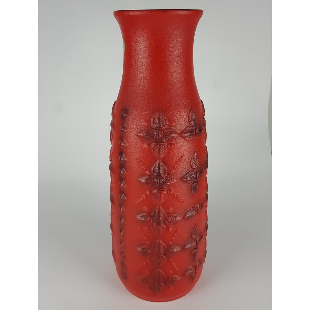 [458138778] Blumenvase Bodenvase 50,5 cm Carstens Tönnieshof Rot W.Germany Germany gebraucht - sehr gut Bild 3