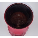 [458138778] Blumenvase Bodenvase 50,5 cm Carstens Tönnieshof Rot W.Germany Germany gebraucht - sehr gut Bild 5
