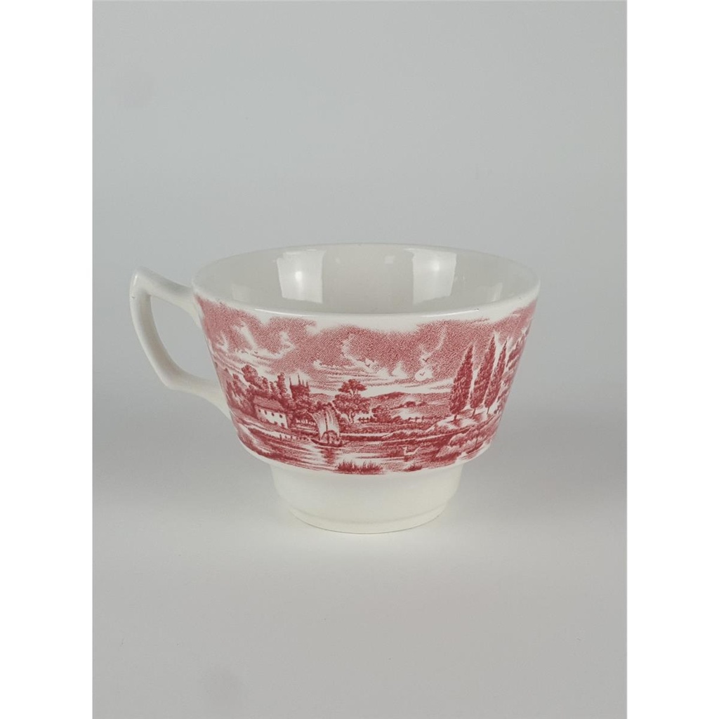 [458138786] England Keramik Rot Kaffeetasse H 6,5 cm Bild 3