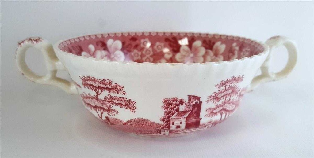 [45813879] Suppentasse Suppenbecher Spode Copeland Pink Tower Bild 4