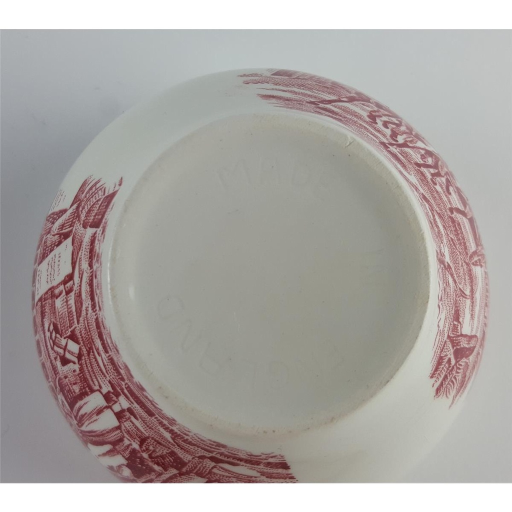 [458138793] Zuckerdose England Keramik Rot Bild 4