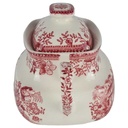 [458138795] Zuckerdose Alfred Meakin Tonquin Rot gebraucht - gut Bild 2