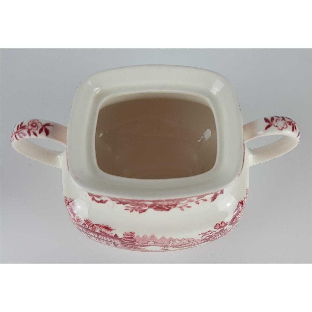 [458138795] Zuckerdose Alfred Meakin Tonquin Rot gebraucht - gut Bild 5