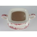 [458138795] Zuckerdose Alfred Meakin Tonquin Rot gebraucht - gut Bild 5
