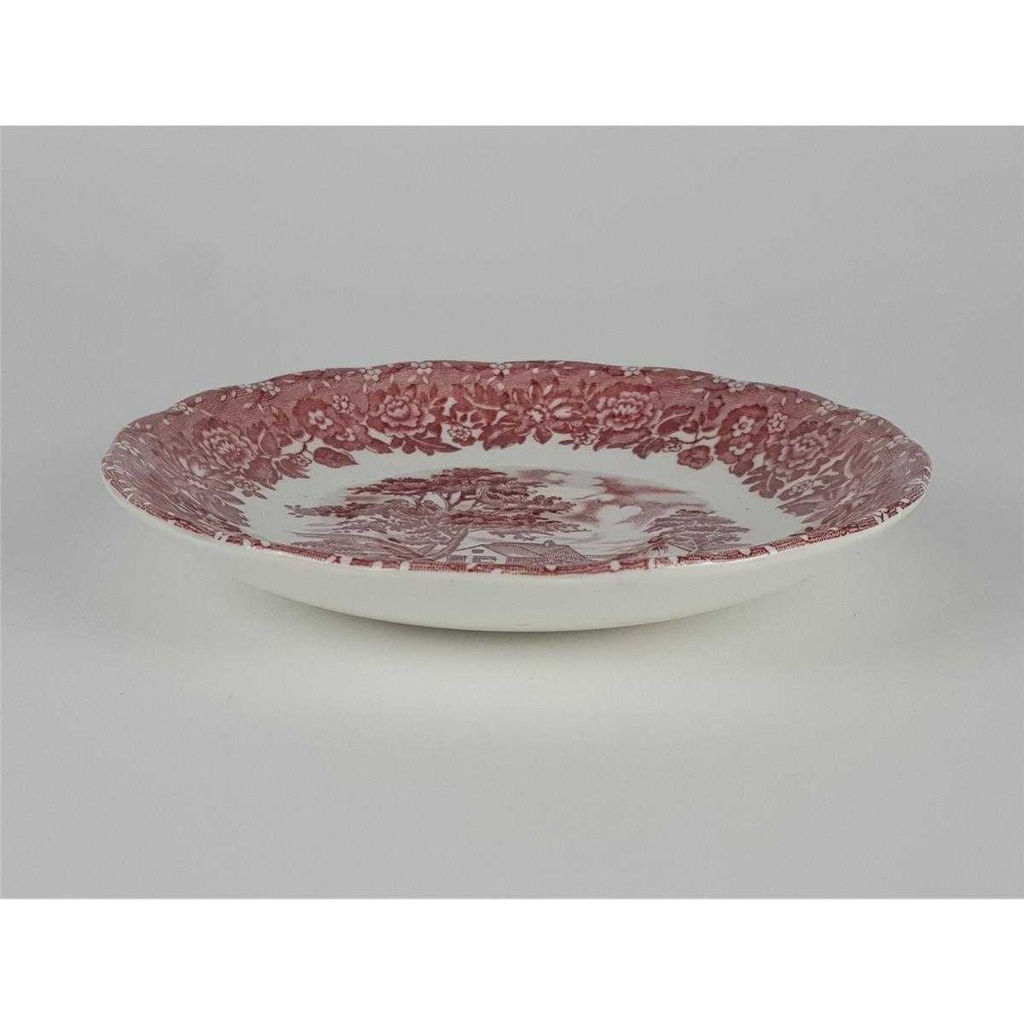 [458138797] Untertasse für Kaffee 14 cm Grindley Country Style Rot gebraucht - gut Bild 3