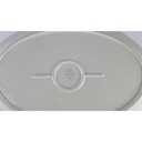 [2119037] Steakplatte Goldrand Bavaria 34x24 cm Porzellan Elfenbein gebraucht - gut Bild 6