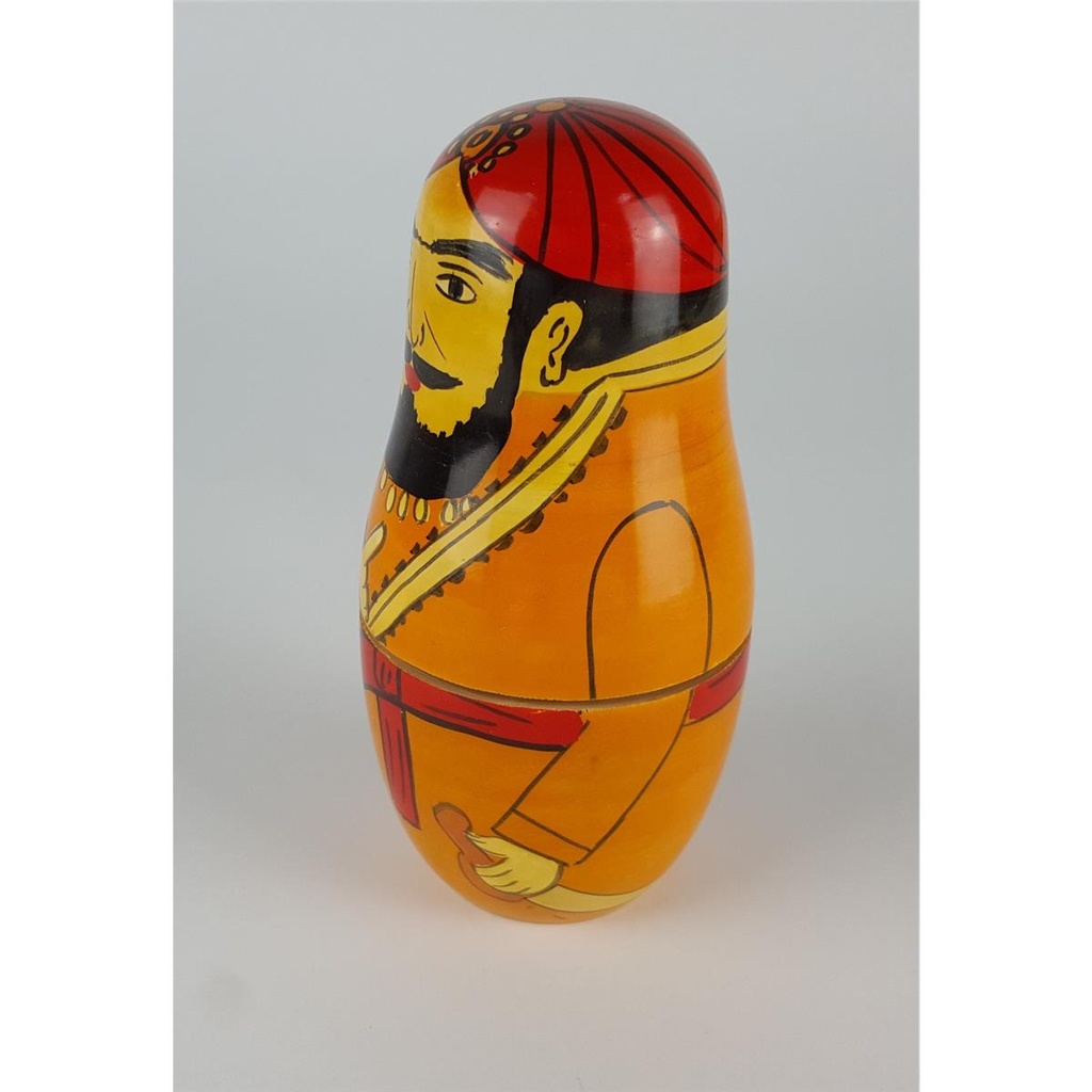 [458138805] Figur Skulptur Russische Matroschka Holzpuppe 5 Puppen Geschenk Souvenir H 13,5 cm Bild 4