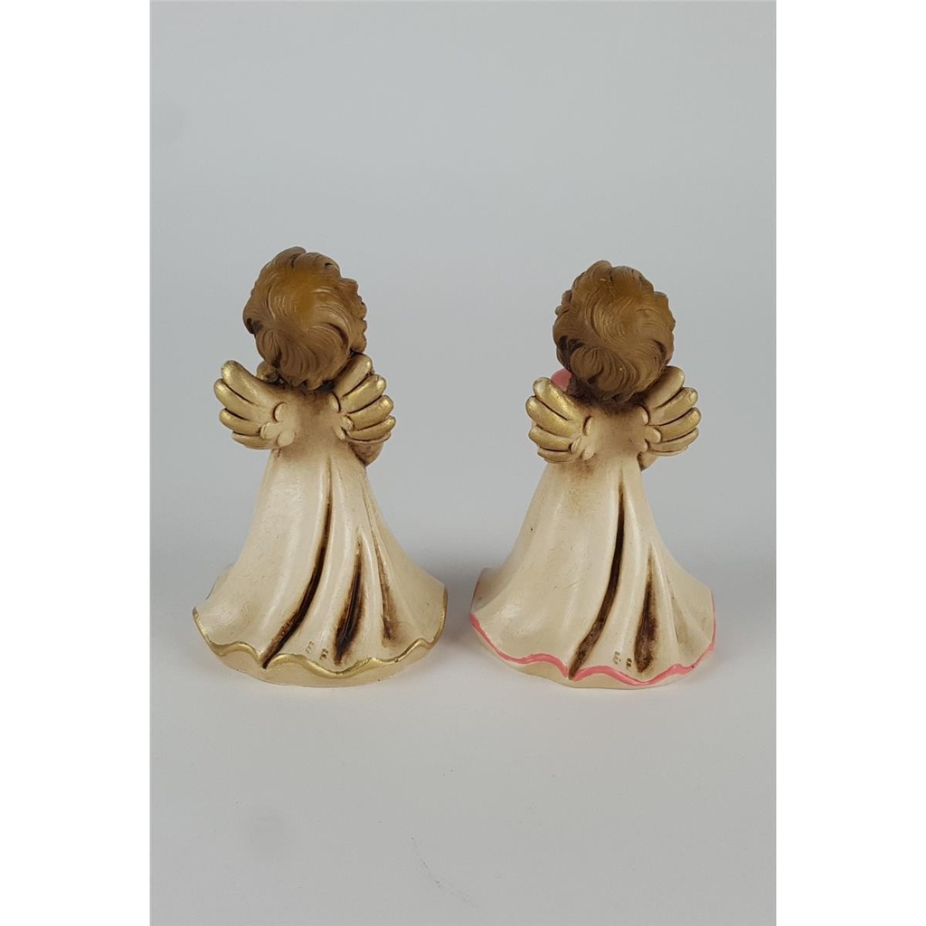 [2119039] 2er Set Figur Kerzenständer Dekofigur Weihnachtsdeko Engelfigur Weihnachten gebraucht - gut Bild 3