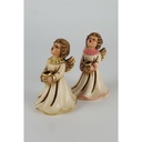 [2119039] 2er Set Figur Kerzenständer Dekofigur Weihnachtsdeko Engelfigur Weihnachten gebraucht - gut Bild 4