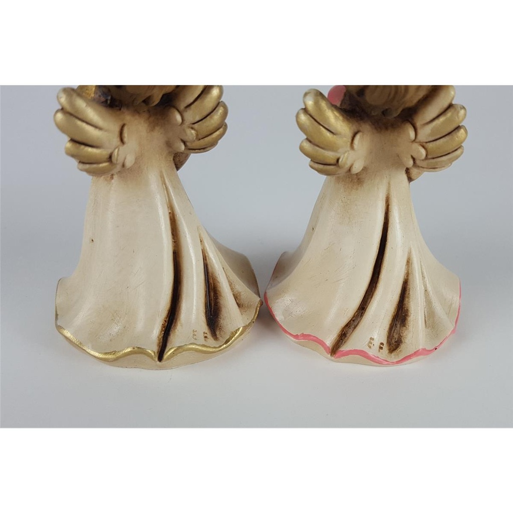 [2119039] 2er Set Figur Kerzenständer Dekofigur Weihnachtsdeko Engelfigur Weihnachten gebraucht - gut Bild 6