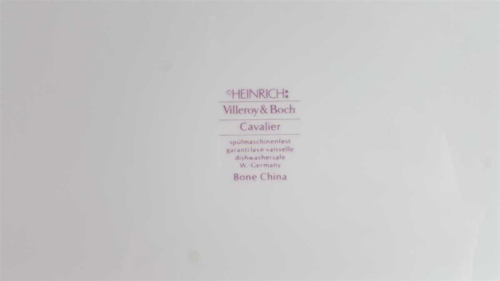 [45813886] Dessertteller Königskuchenplatte Tortenplatte Kuchenplatte Villeroy & Boch Heinrich Cavalier gebraucht - sehr gut Bild 3