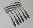 [2119042] 6er Set Paul Wirths Rokoko 100er Silberauflage versilbert Kuchengabeln 15,3 cm Bild 2