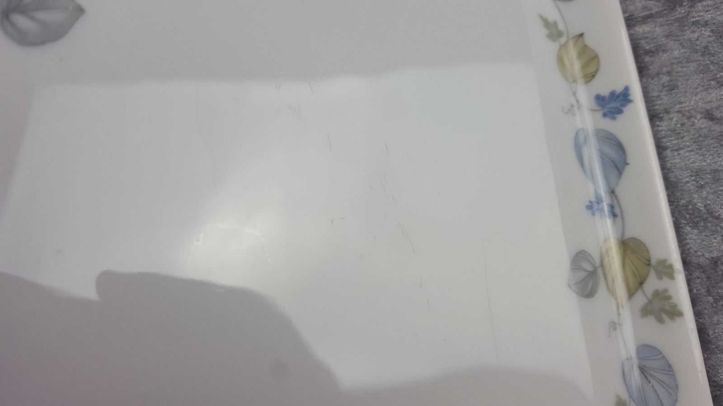 [458138891] Dessertteller Königskuchenplatte 34,8x15,6 cm K & A Krautheim Bavaria Selb gebraucht - gut Bild 4