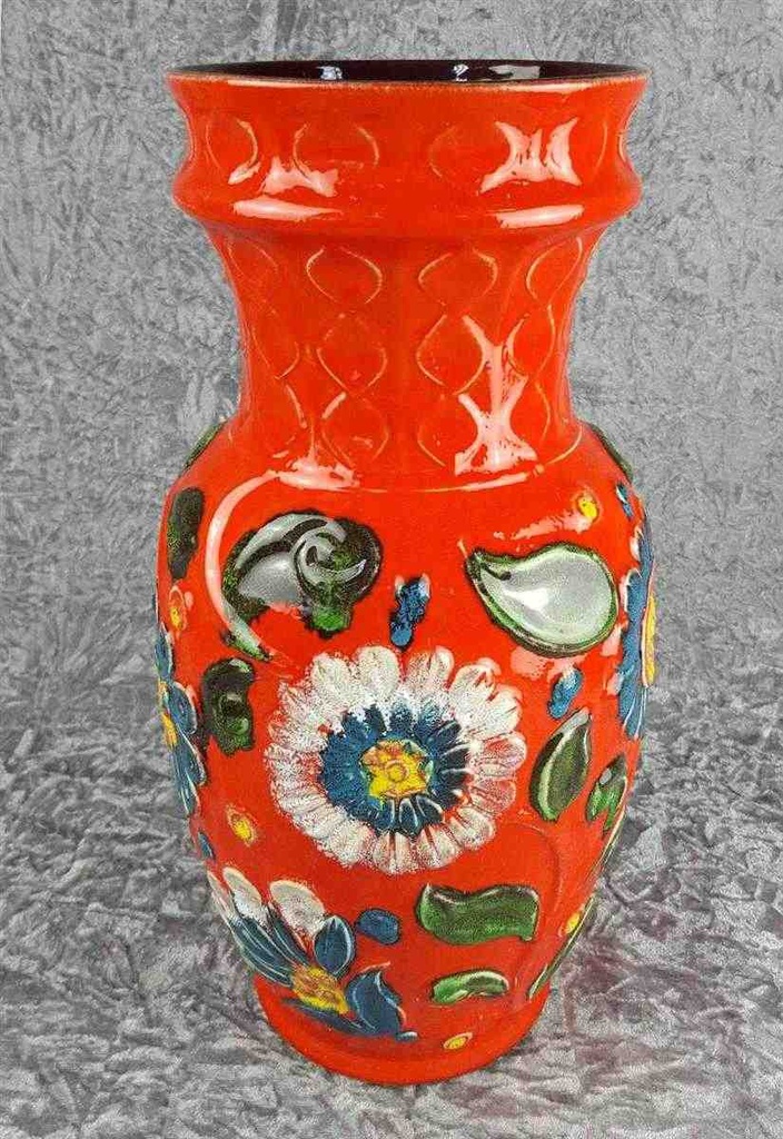 [458138895] Bodenvase 41,5 cm Bay Keramik Einzelteile W.Germany gebraucht - gut Bild 3