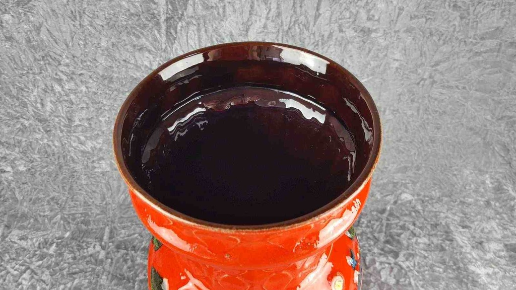 [458138895] Bodenvase 41,5 cm Bay Keramik Einzelteile W.Germany gebraucht - gut Bild 4