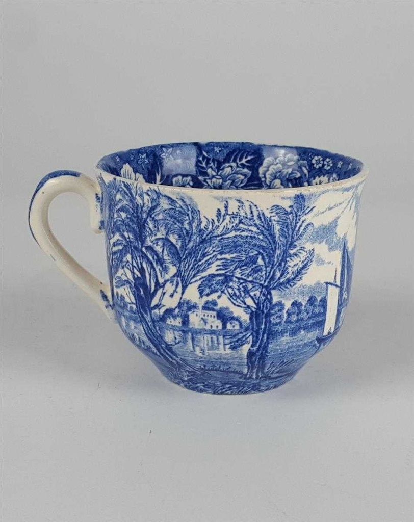 [458138941] Kaffeetasse Palissy Thames River Scenes Blau England gebraucht - akzeptabel Bild 3