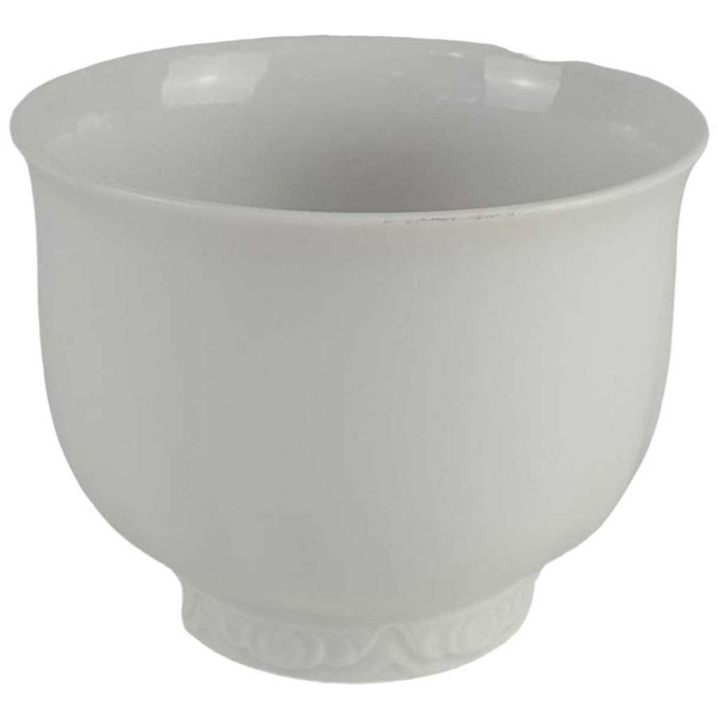[458138950] Kaffeetasse Mitterteich Unbekannte Formen Relief weiß Bavaria gebraucht - sehr gut Bild 2