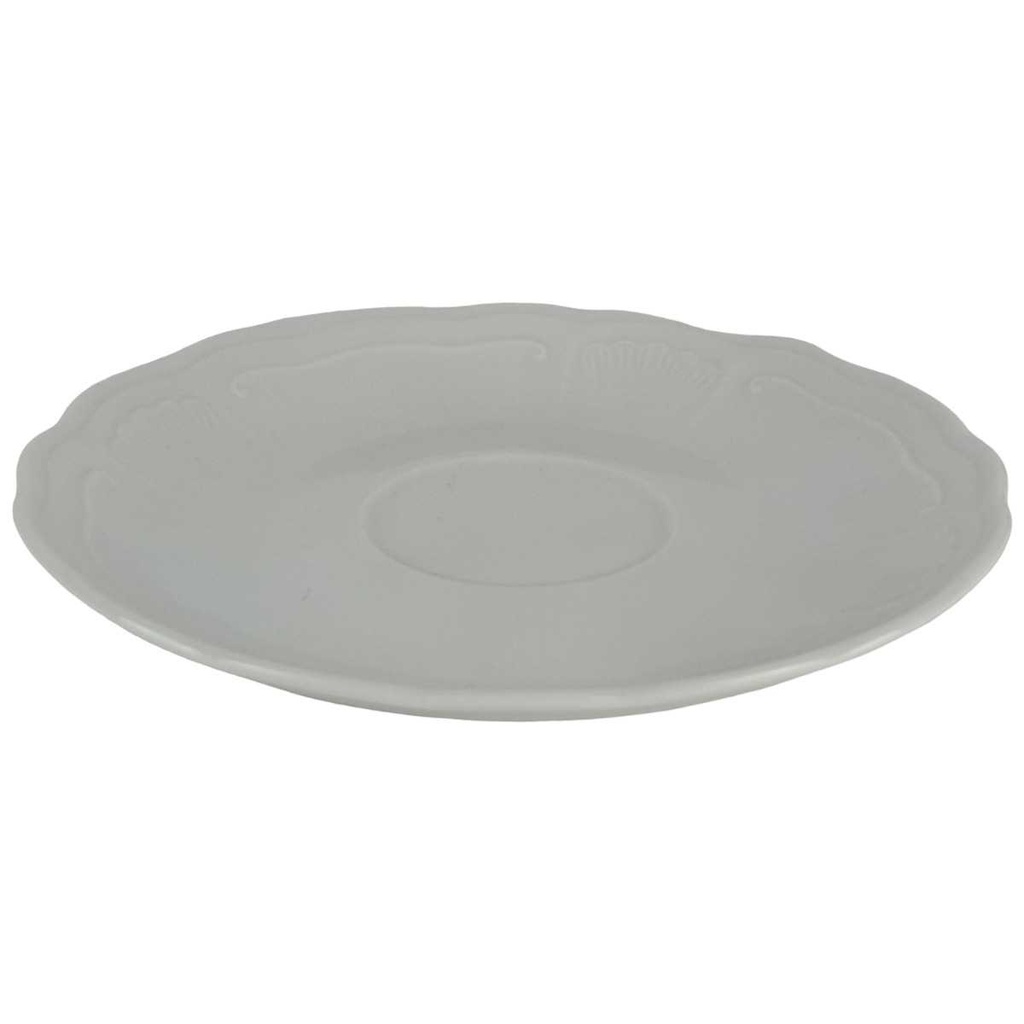 [458138951] Untertasse 14,4 cm Retsch Wunsiedel Relief weiß gebraucht - gut Bild 2